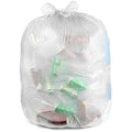 45 Gallon Clear Heavy Duty Trash Bags 3.0 MIL 20 Bags V599496