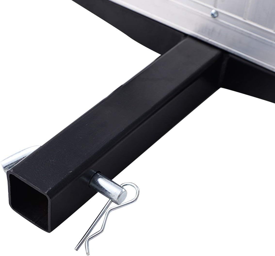500lb Capacity Aluminum Hitch Cargo Carrier with Ramp B460653