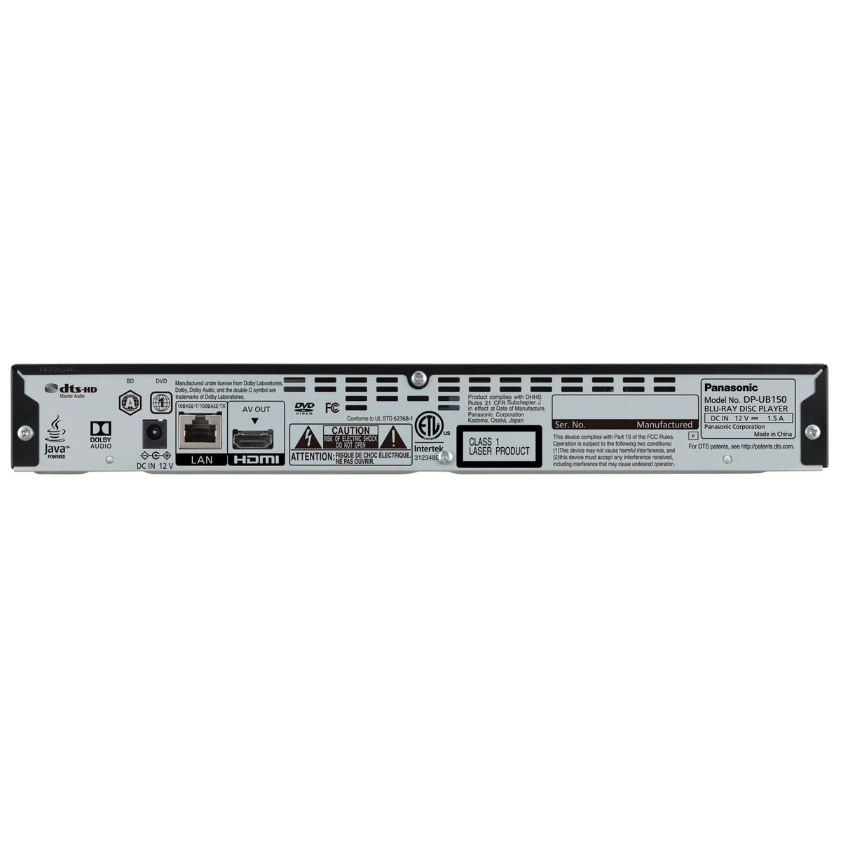 4K Blu Ray Player J5991