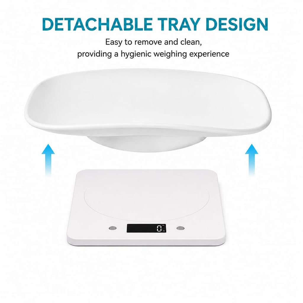 Digital Pet Scale with Removable Tray & Tape Measure B969654