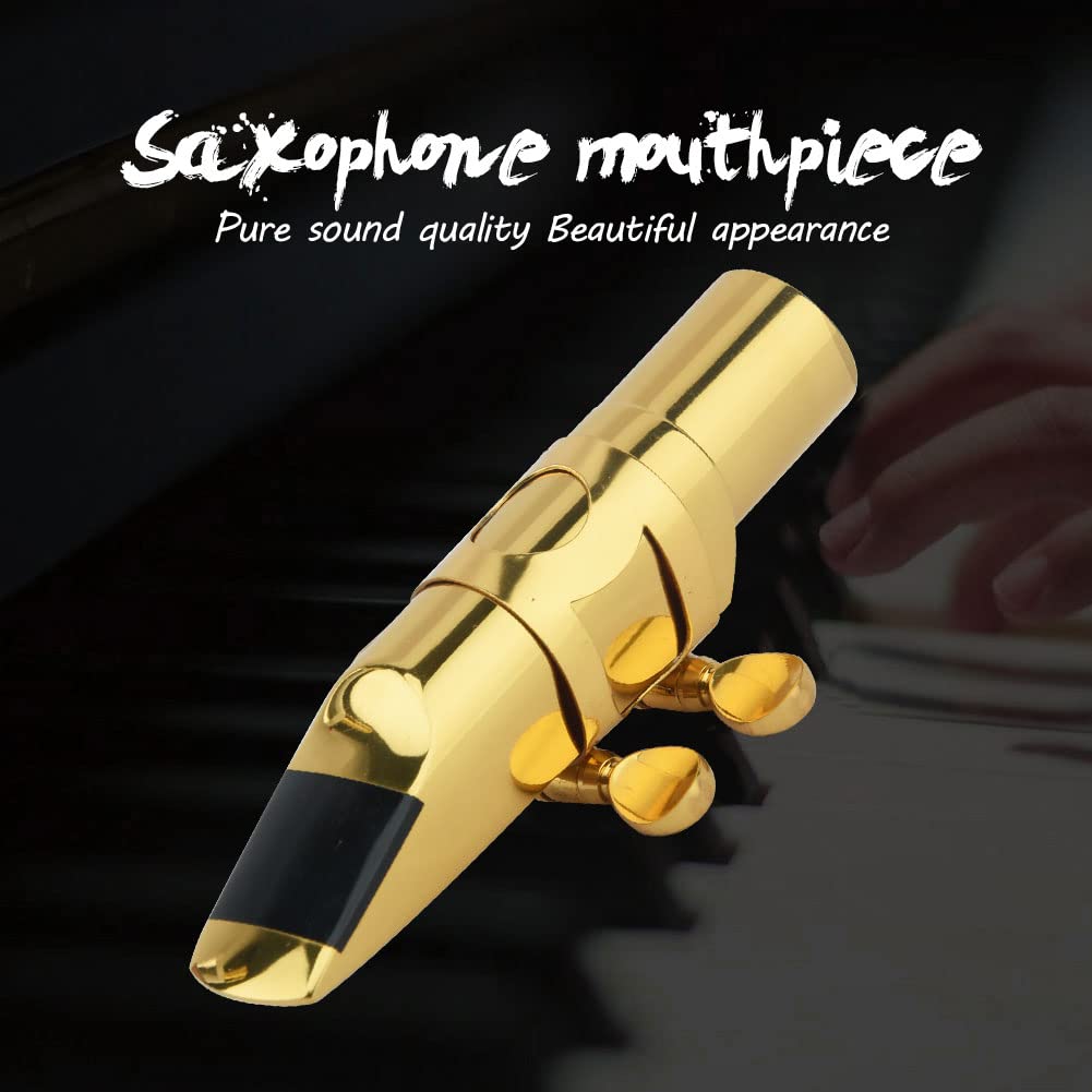 Alto Saxophone Mouthpiece with Cap and Ligature Gold 5C P4667