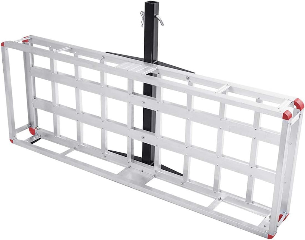 500lb Capacity Aluminum Hitch Cargo Carrier with Ramp B460653
