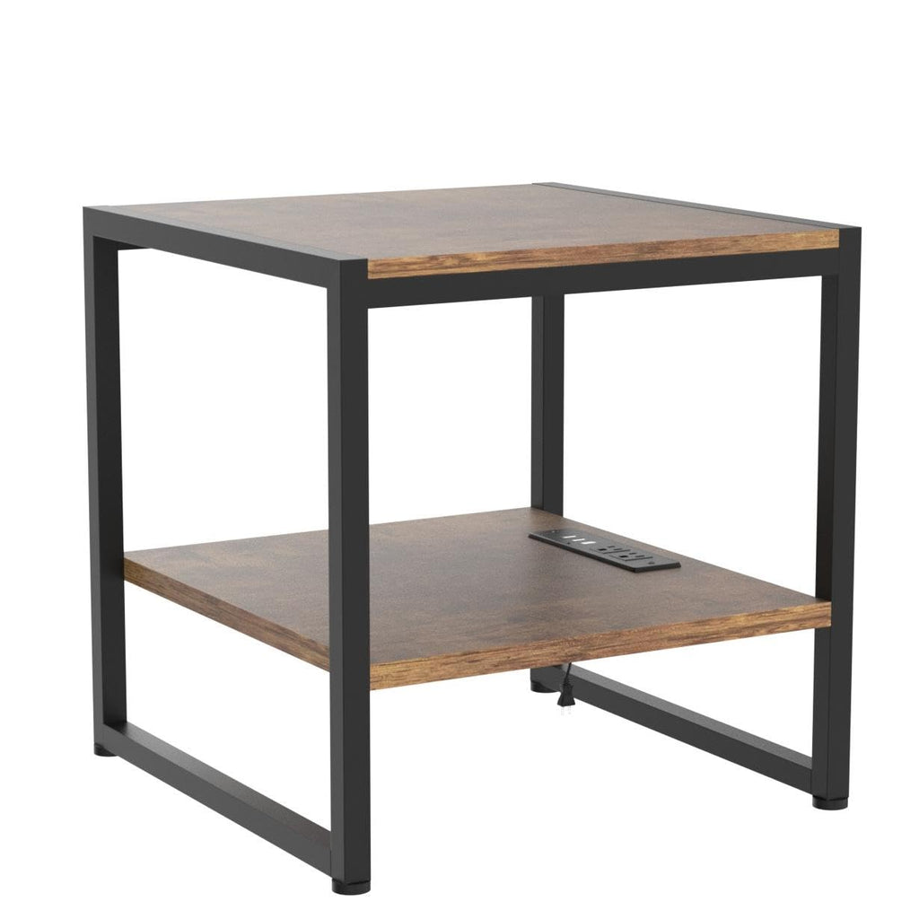 End Table with Charging Station, 2 Pack I187