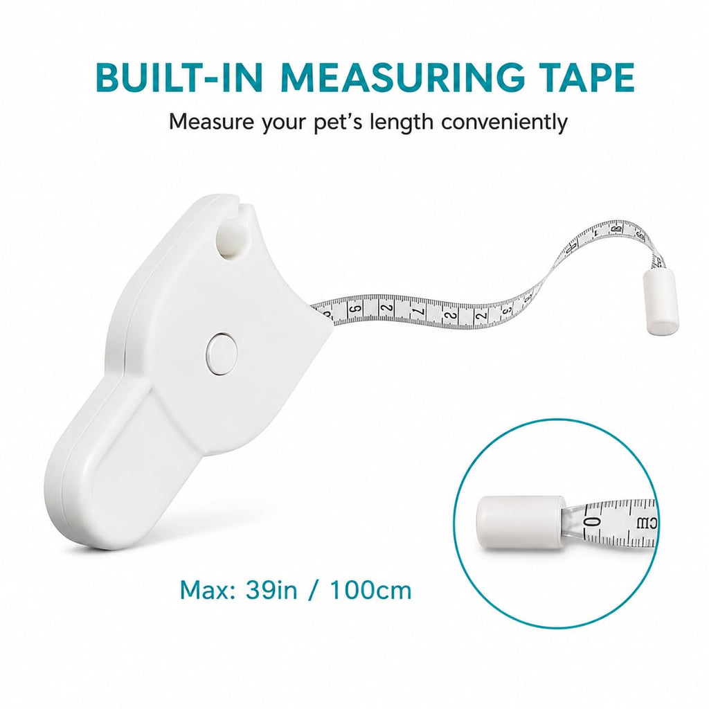 Digital Pet Scale with Removable Tray & Tape Measure B969654