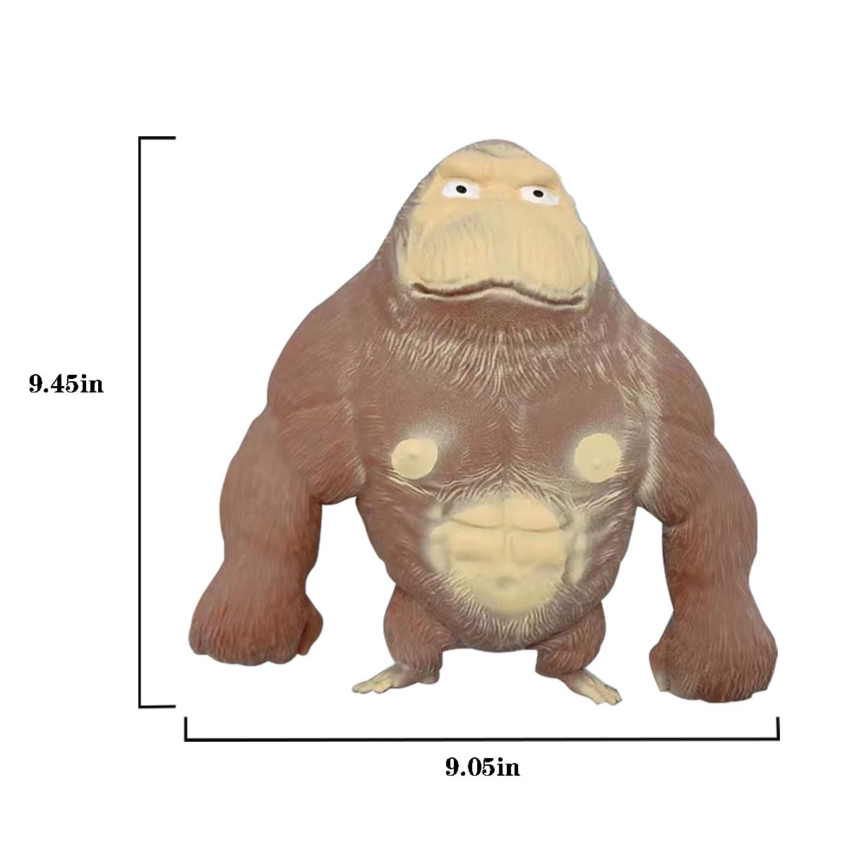 Brown Stretch Gorilla Sensory Stress Toy Q3562