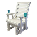 Heavy Duty 600 Lb High Back Glider Chair with Cupholders S2403