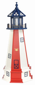 Patriotic Lighthouse with Base A855328