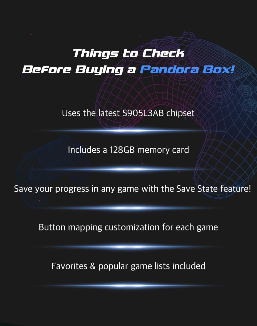 64GB Retro Gaming Console with 2.4GHz Wireless Controllers X99380