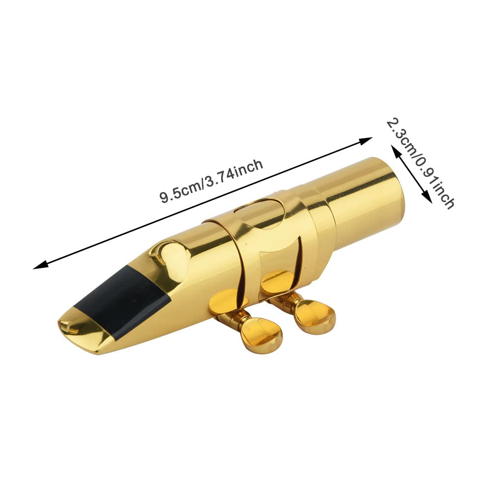 Alto Saxophone Mouthpiece with Cap and Ligature Gold 5C P4667