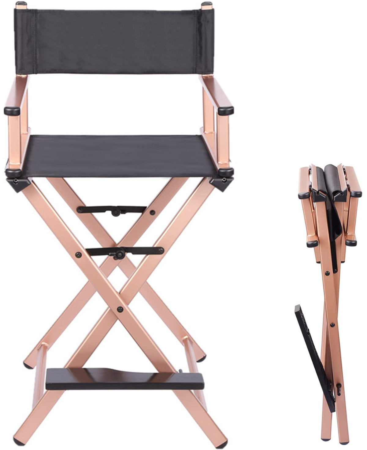 Portable Folding Director's Chair Lightweight Aluminum X1809