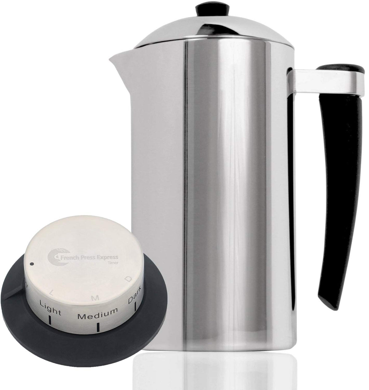 Stainless Steel Double-Wall Coffee Press 1 Liter Y65240