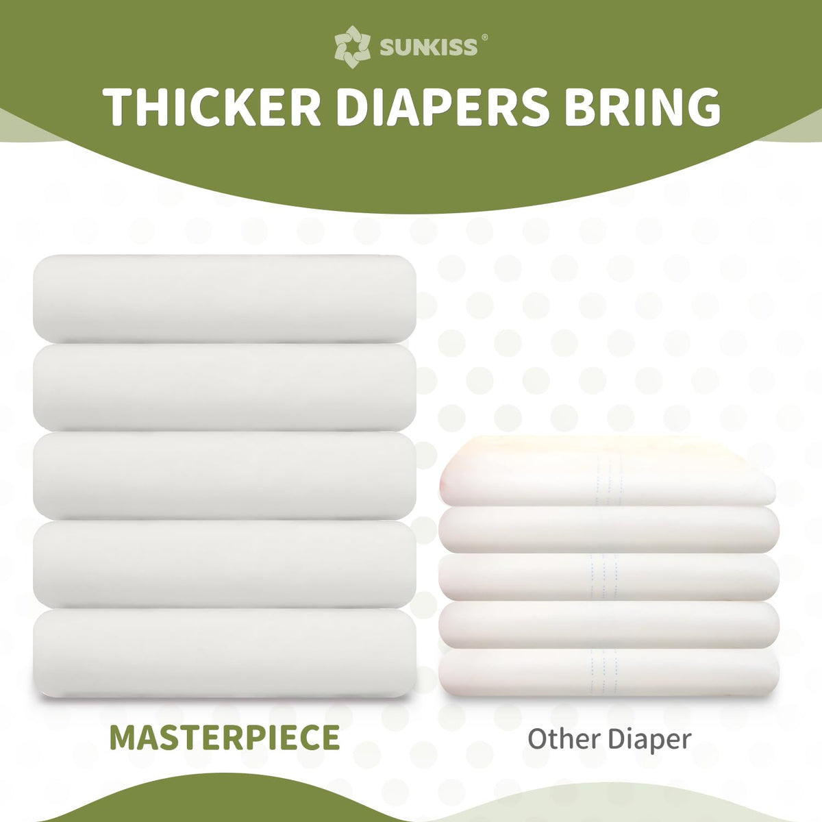 White Adult Diapers E911