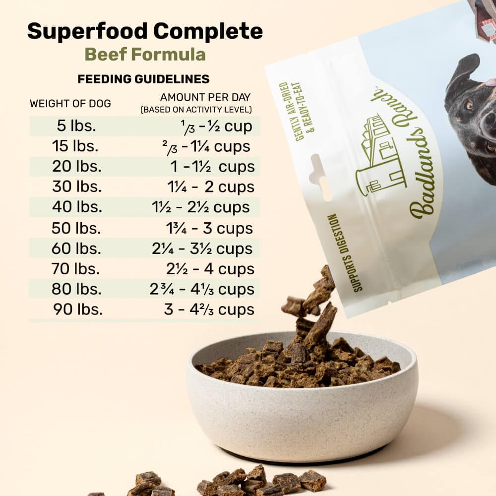 Air-Dried Beef Dog Food 24 oz U8108
