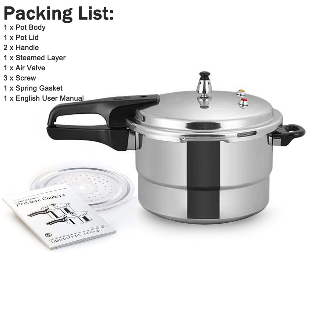 3 Quart Aluminum Pressure Cooker S816256