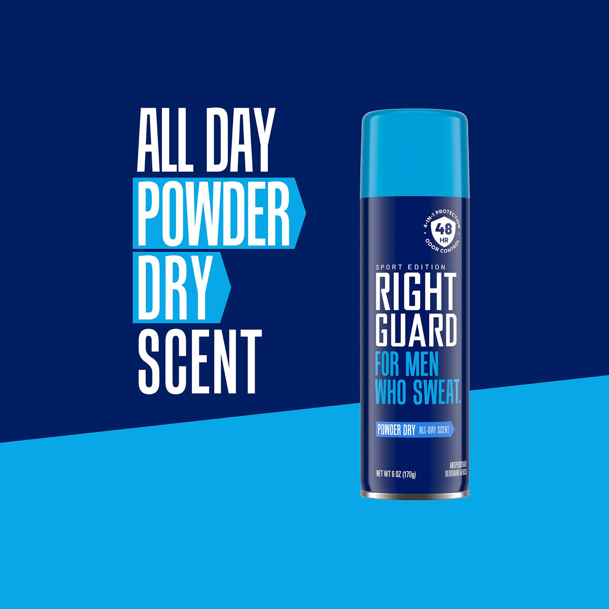 Sport Powder Dry Scent Antiperspirant & Deodorant Spray 6oz D36342