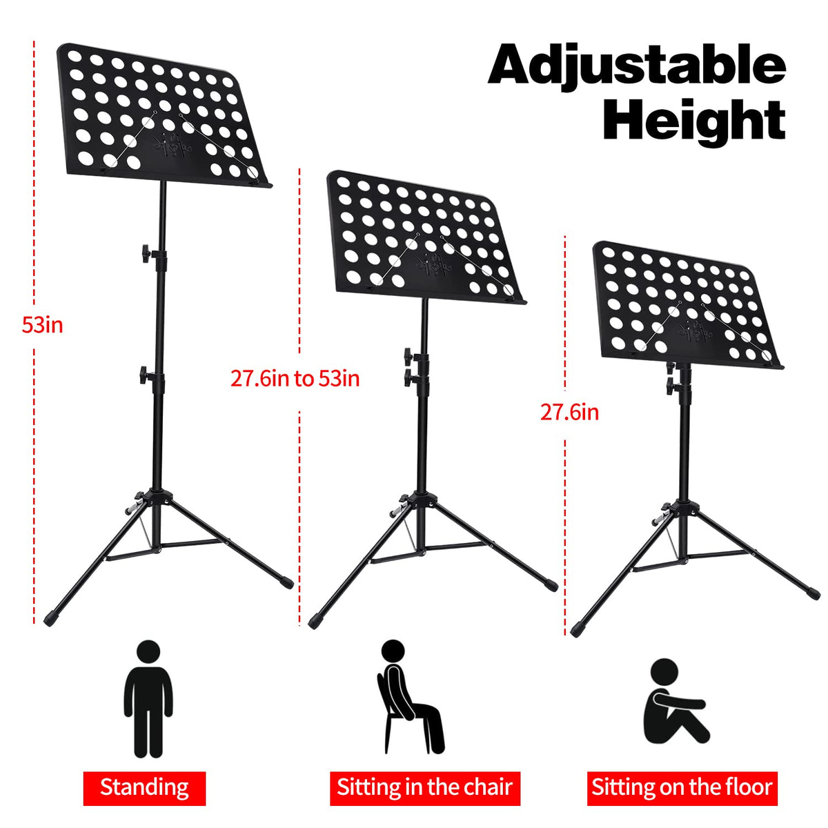 Sheet Music Stand with Carrying Bag F51740