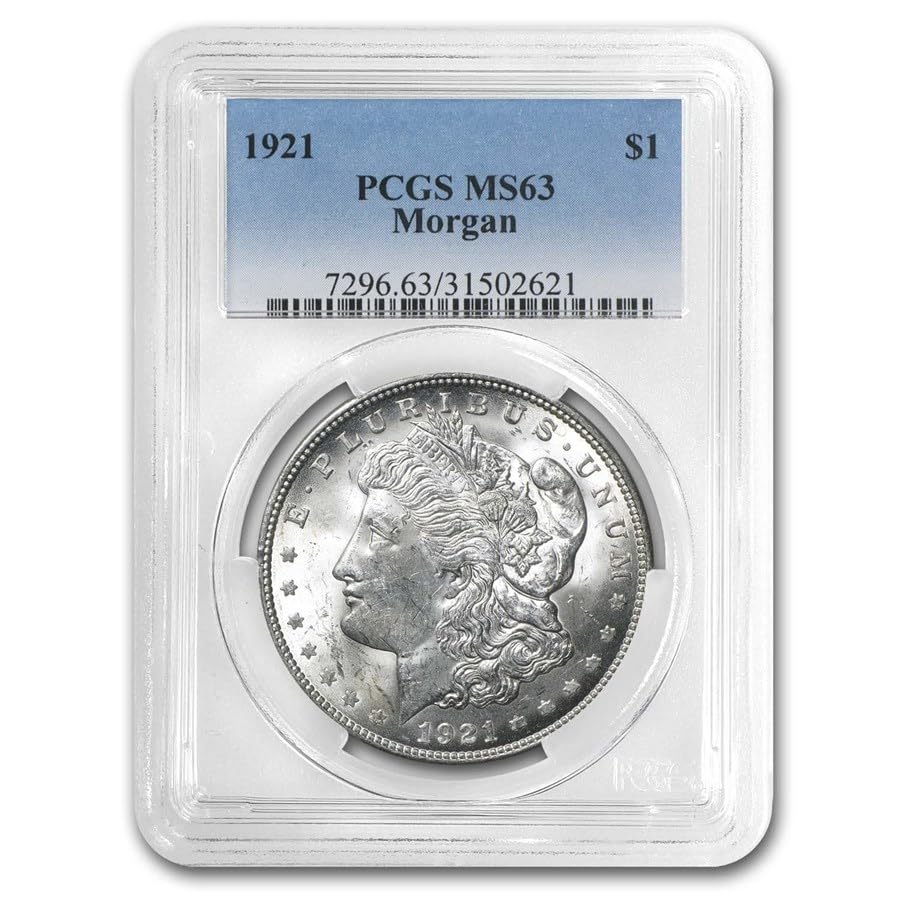 90% Silver Morgan Dollar MS63 Graded Coin S58562