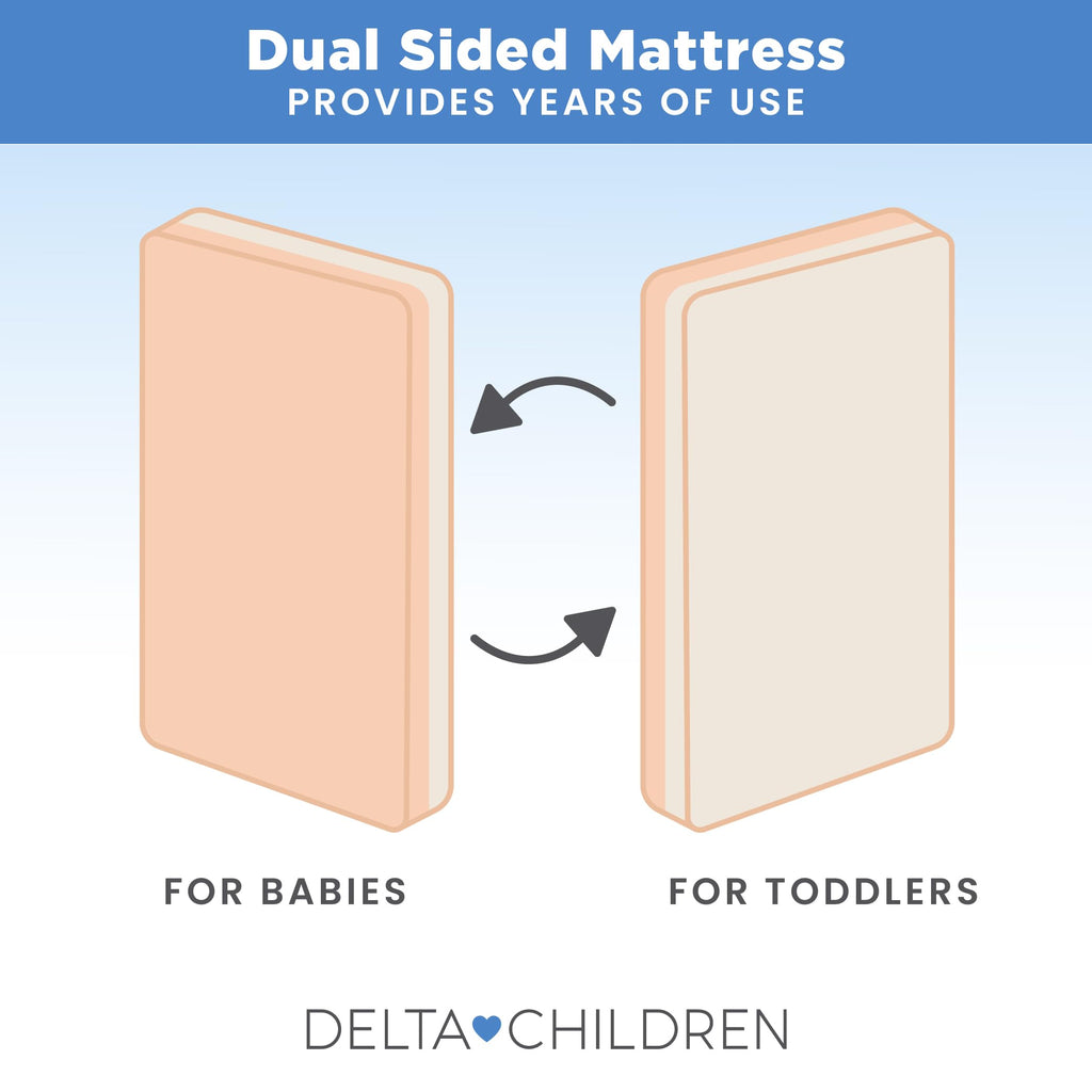 Apricot White Breathable Baby Crib & Toddler Mattress C109