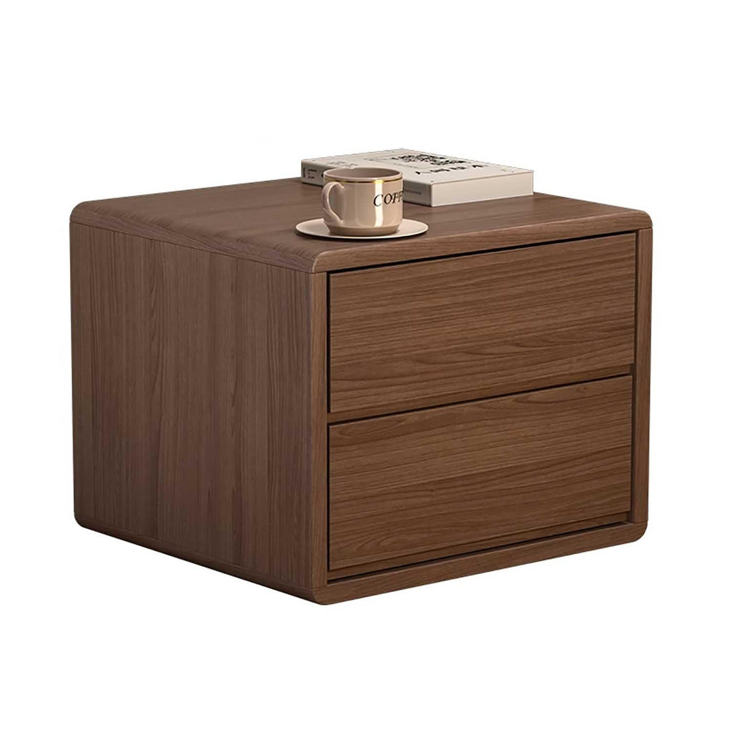Brown 2 Drawer Nightstand N539