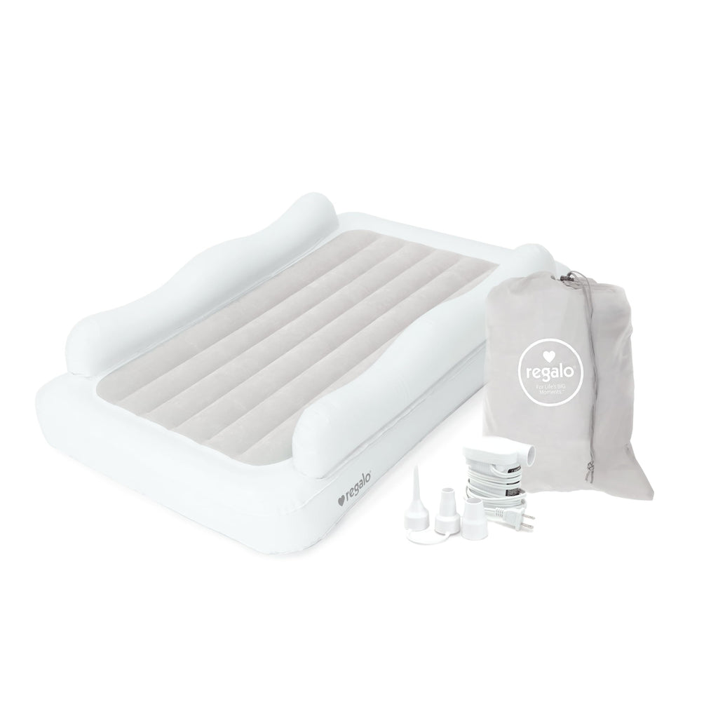 Inflatable Toddler Travel Bed with Pump & Carry Bag Z645977