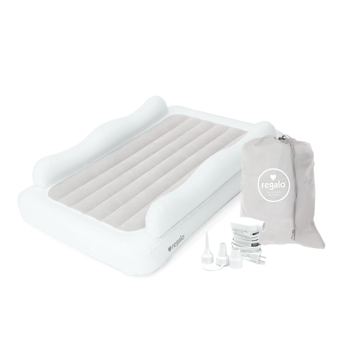 Inflatable Toddler Travel Bed with Pump & Carry Bag Z645977