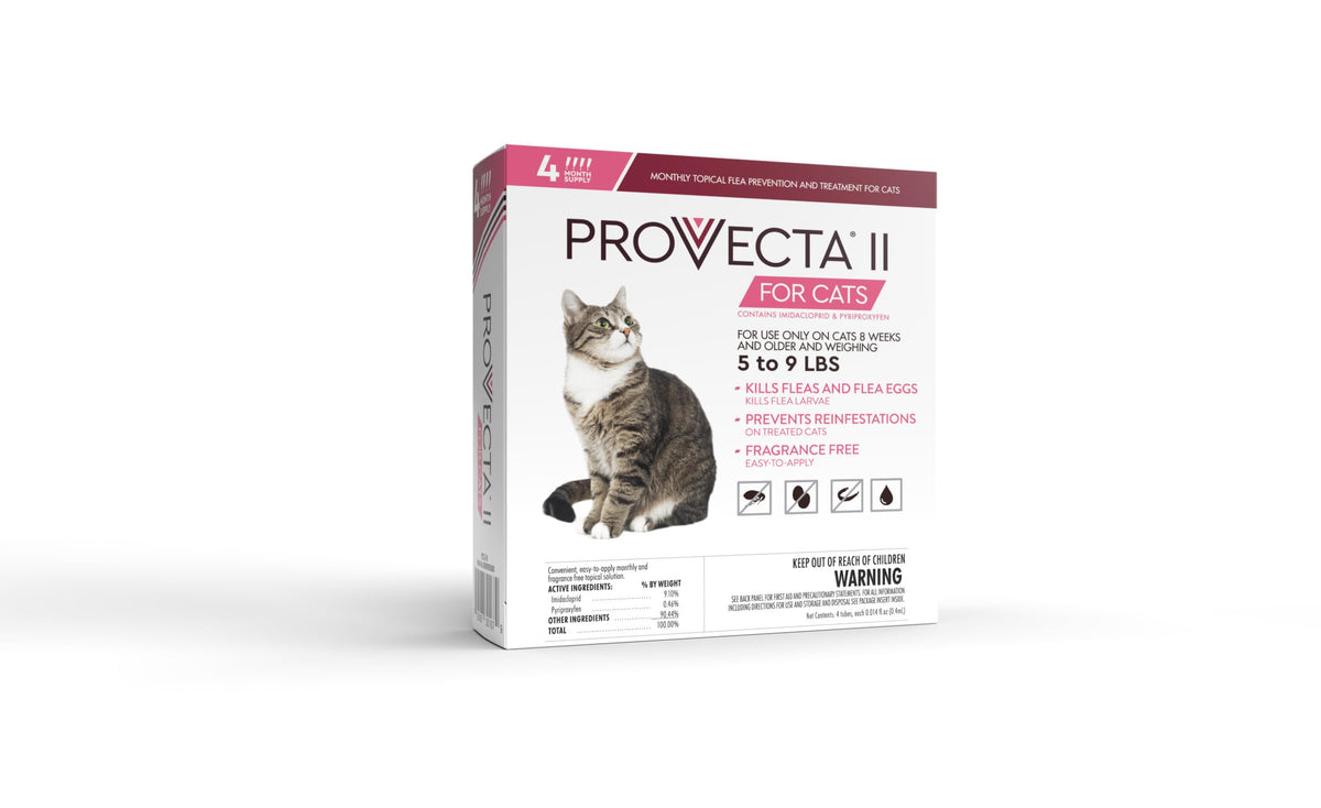 Flea Treatment for Small Cats 5-9 lbs, 4-Month Supply Q886