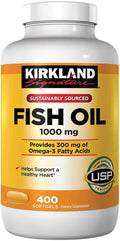 Omega-3 Fish Oil Concentrate 1,000 Mg. 400 Softgels E9742