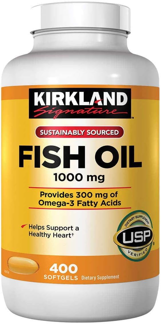 Omega-3 Fish Oil Concentrate 1,000 Mg. 400 Softgels E9742