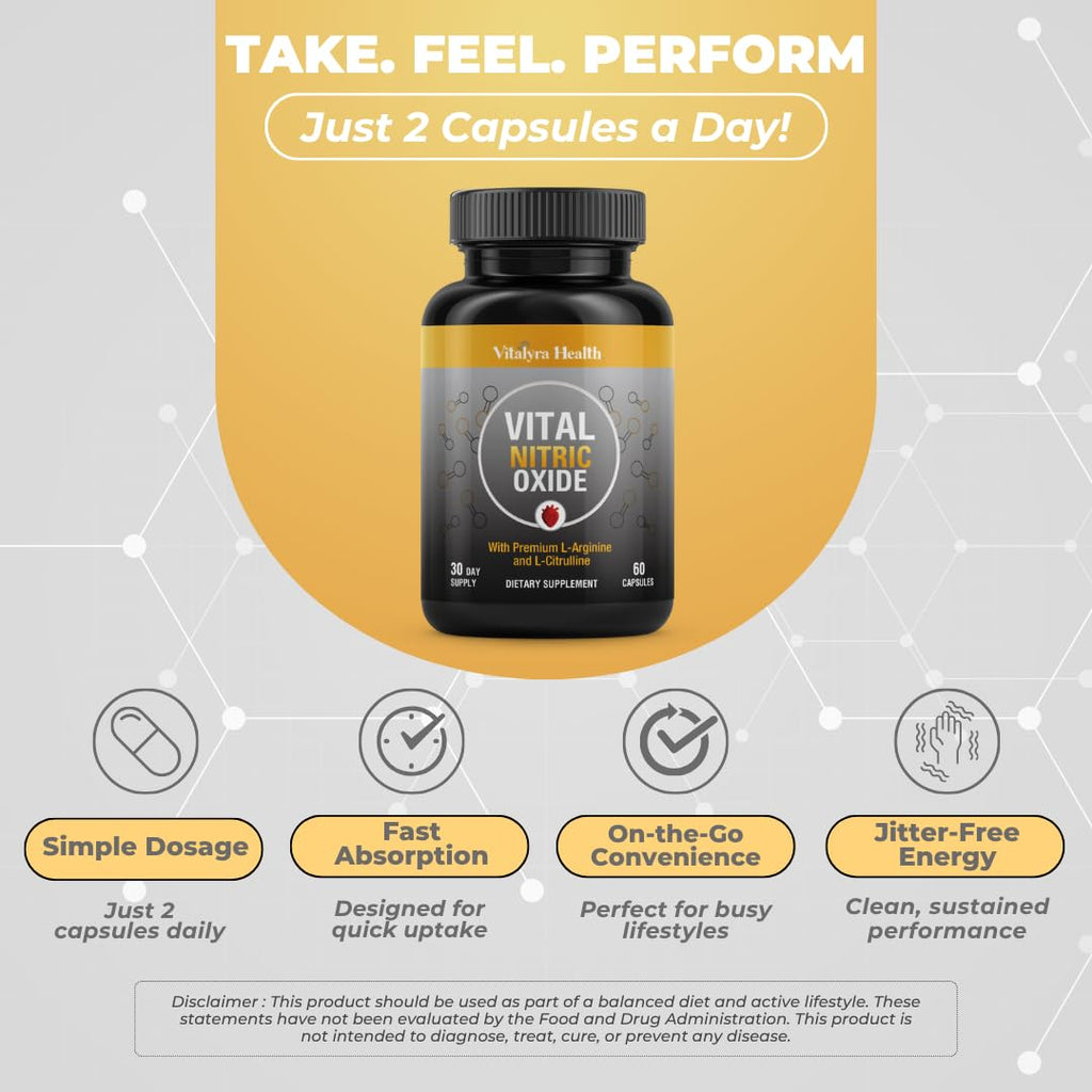 L-Arginine L-Citrulline Nitric Oxide Booster O703