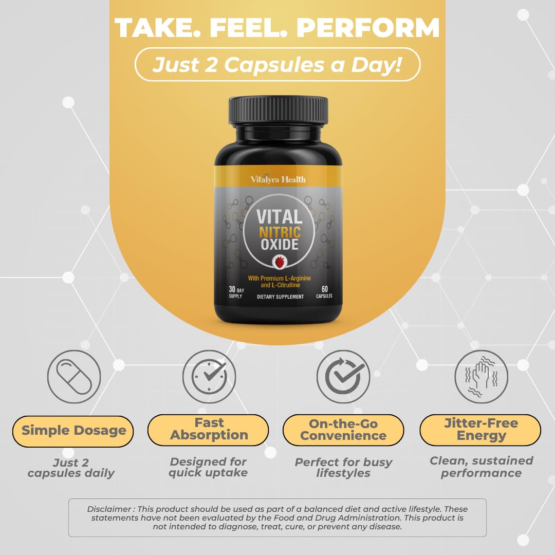 L-Arginine L-Citrulline Nitric Oxide Booster O703