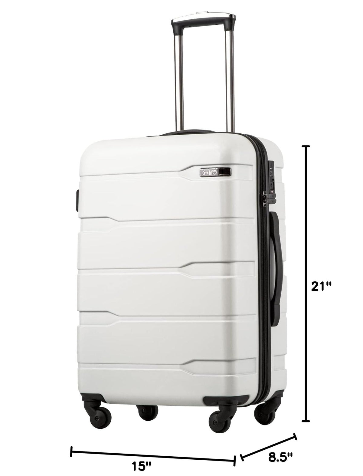 20in Hardside Carry On Luggage with Spinner Wheels W984