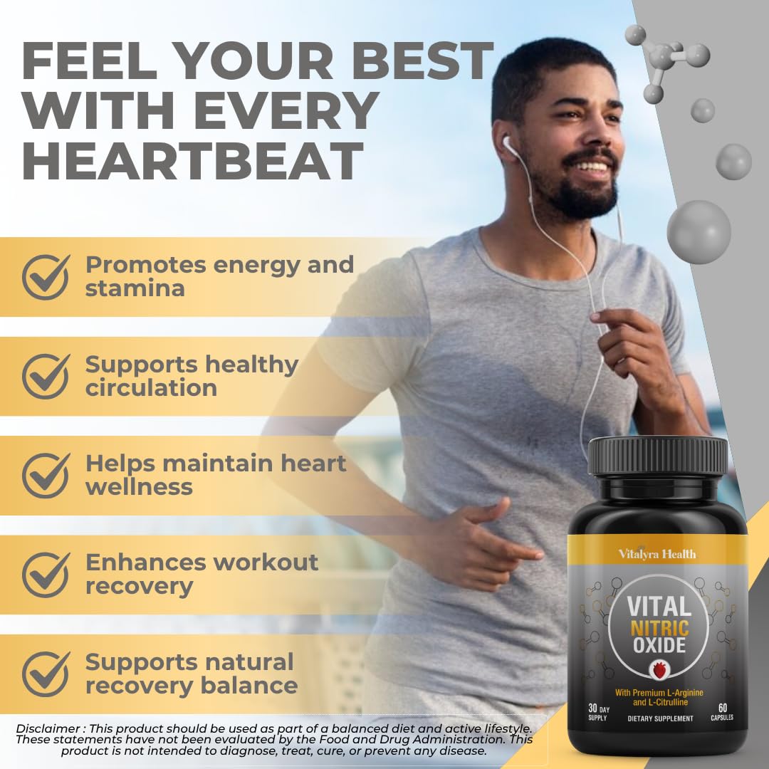 L-Arginine L-Citrulline Nitric Oxide Booster O703