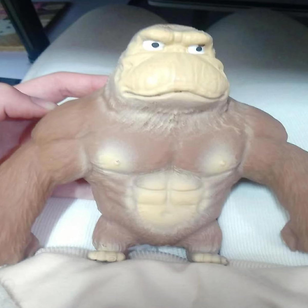 Brown Stretch Gorilla Sensory Stress Toy Q3562