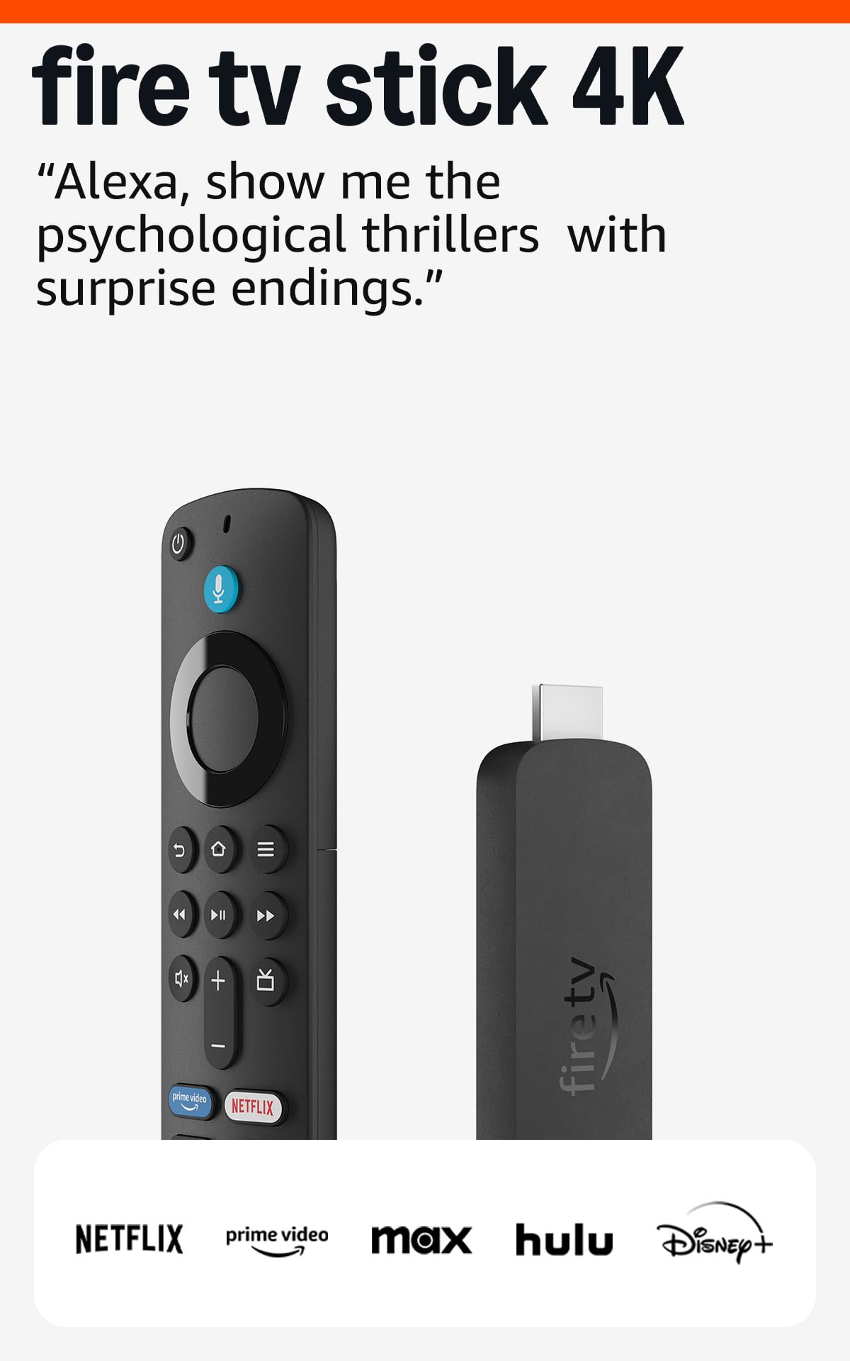 Like-New Fire TV Stick 4K with Wi-Fi 6 B48568