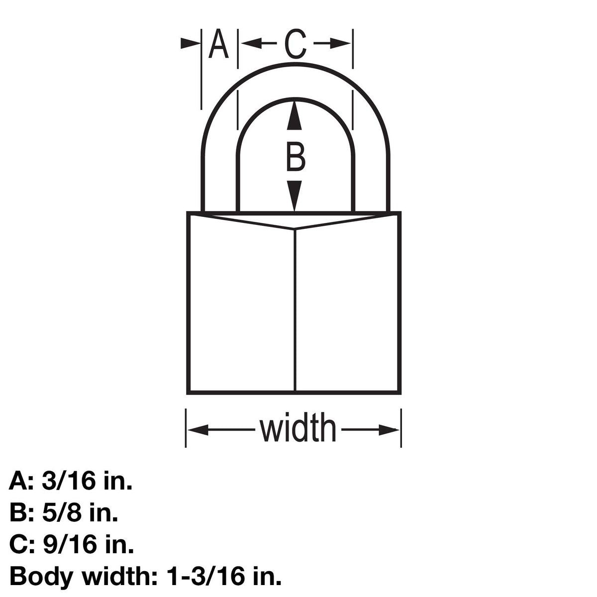 Outdoor Weather-Resistant Keyed Padlock 4-Pack Z937