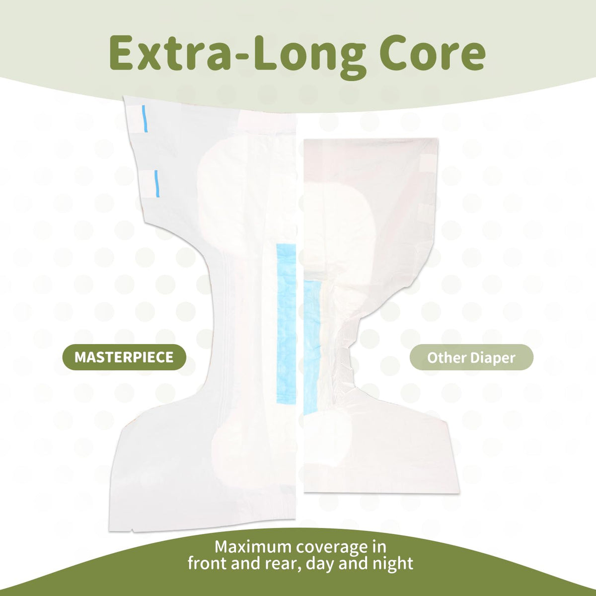 White Adult Diapers E911