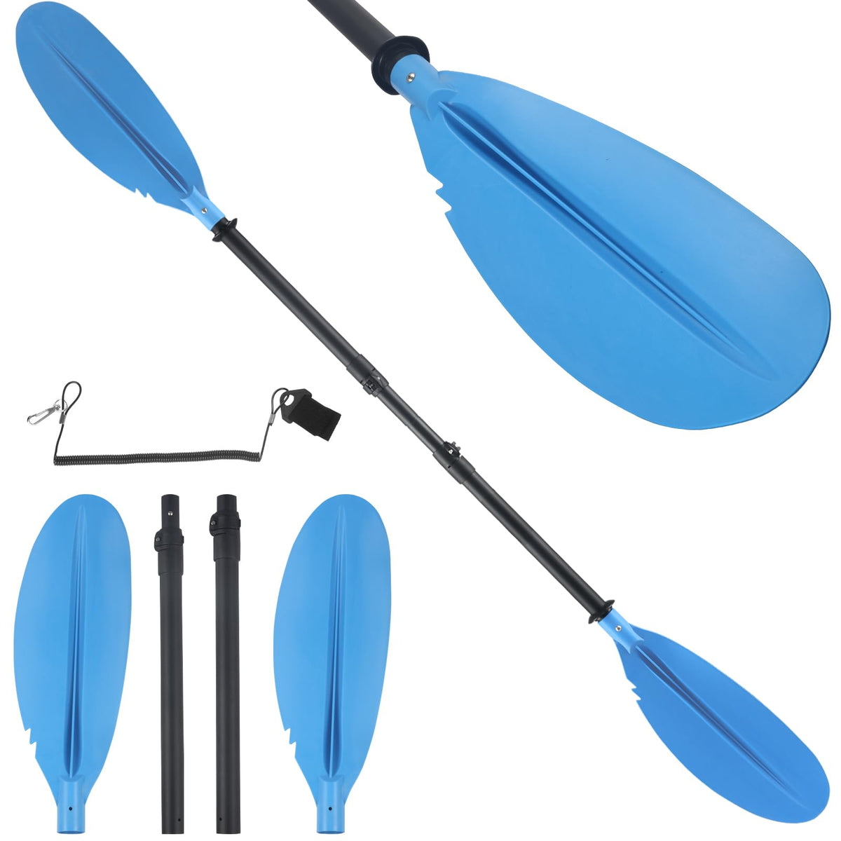 Telescoping Adjustable Kayak Paddle 70" to 95" K748772