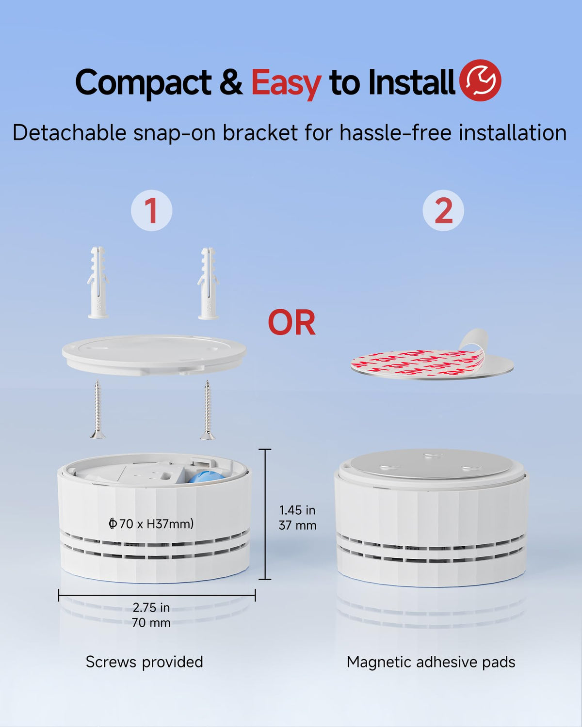 3 Pack Wireless Interconnected Smoke Detector S318