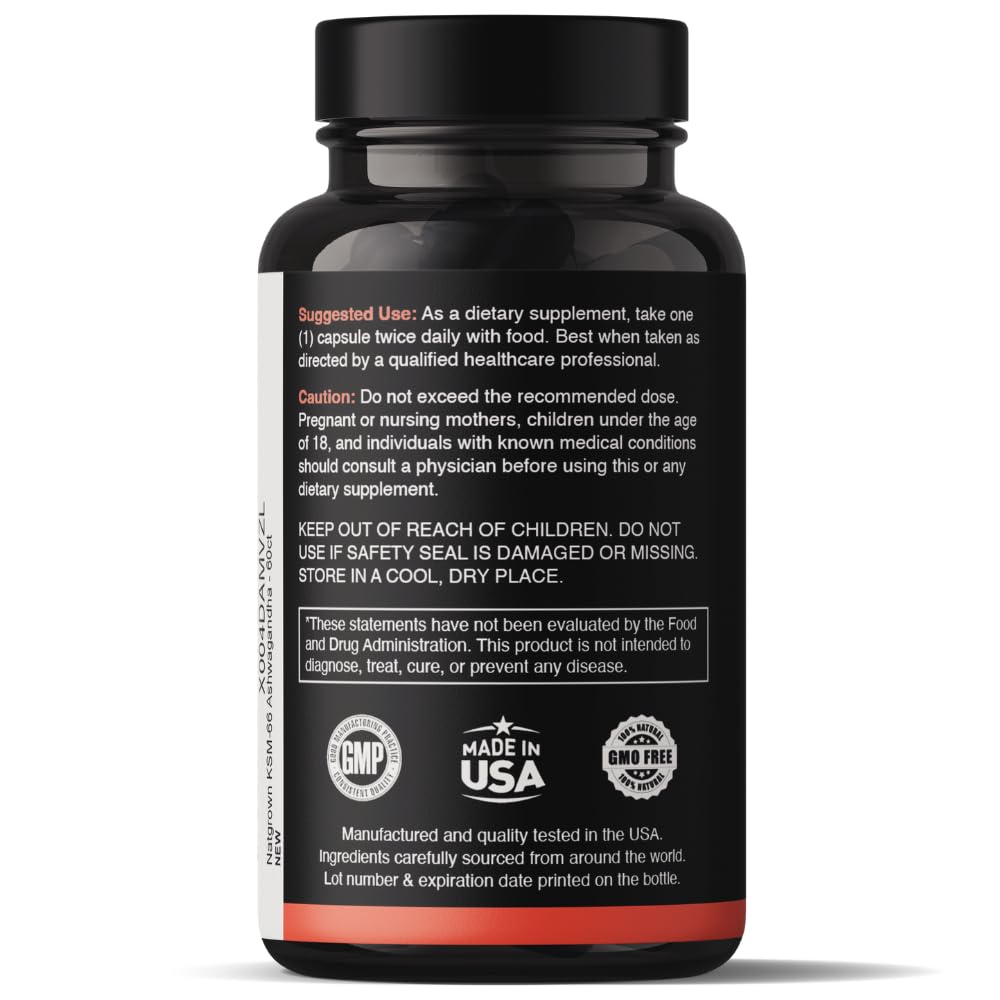 Ashwagandha 600mg Capsules 60 Count H503020