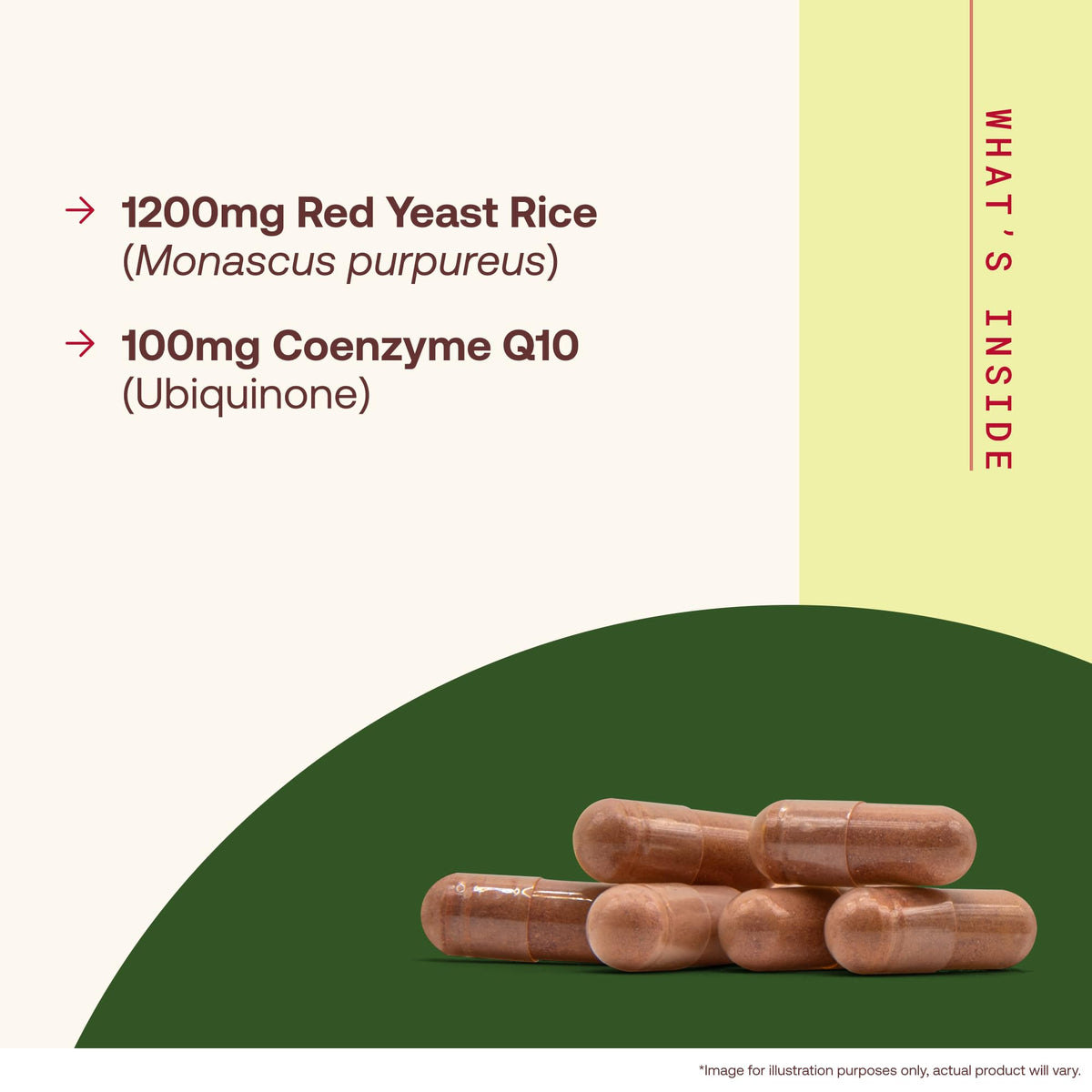 Red Yeast Rice with CoQ10 120 Capsules O480242