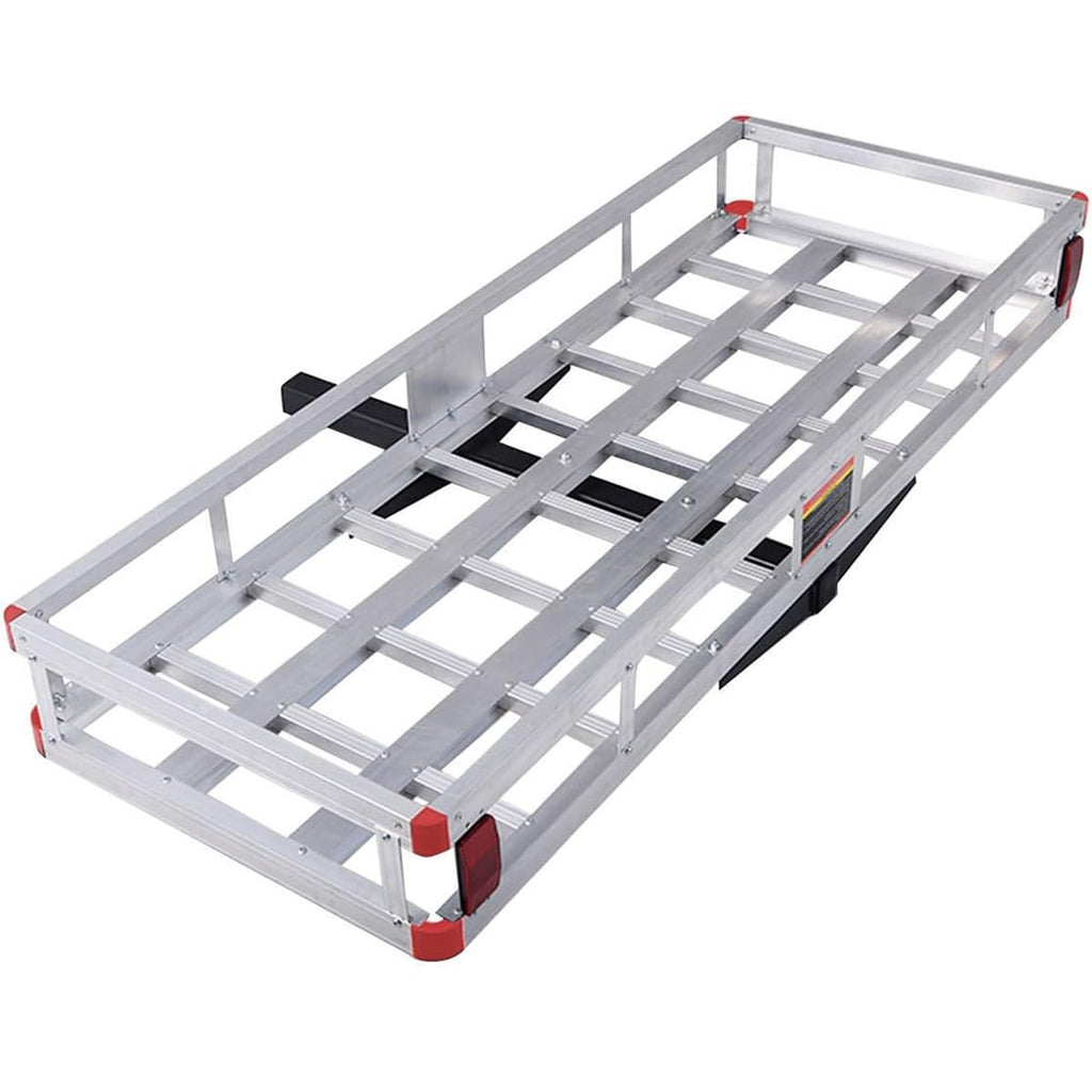 500lb Capacity Aluminum Hitch Cargo Carrier with Ramp B460653
