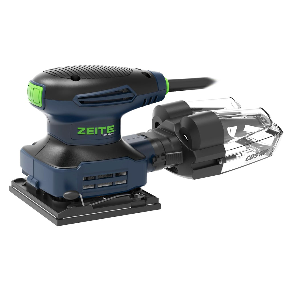 2.4 Amp 1/4 Sheet Electric Palm Sander with 12Pcs Sandpapers D17618