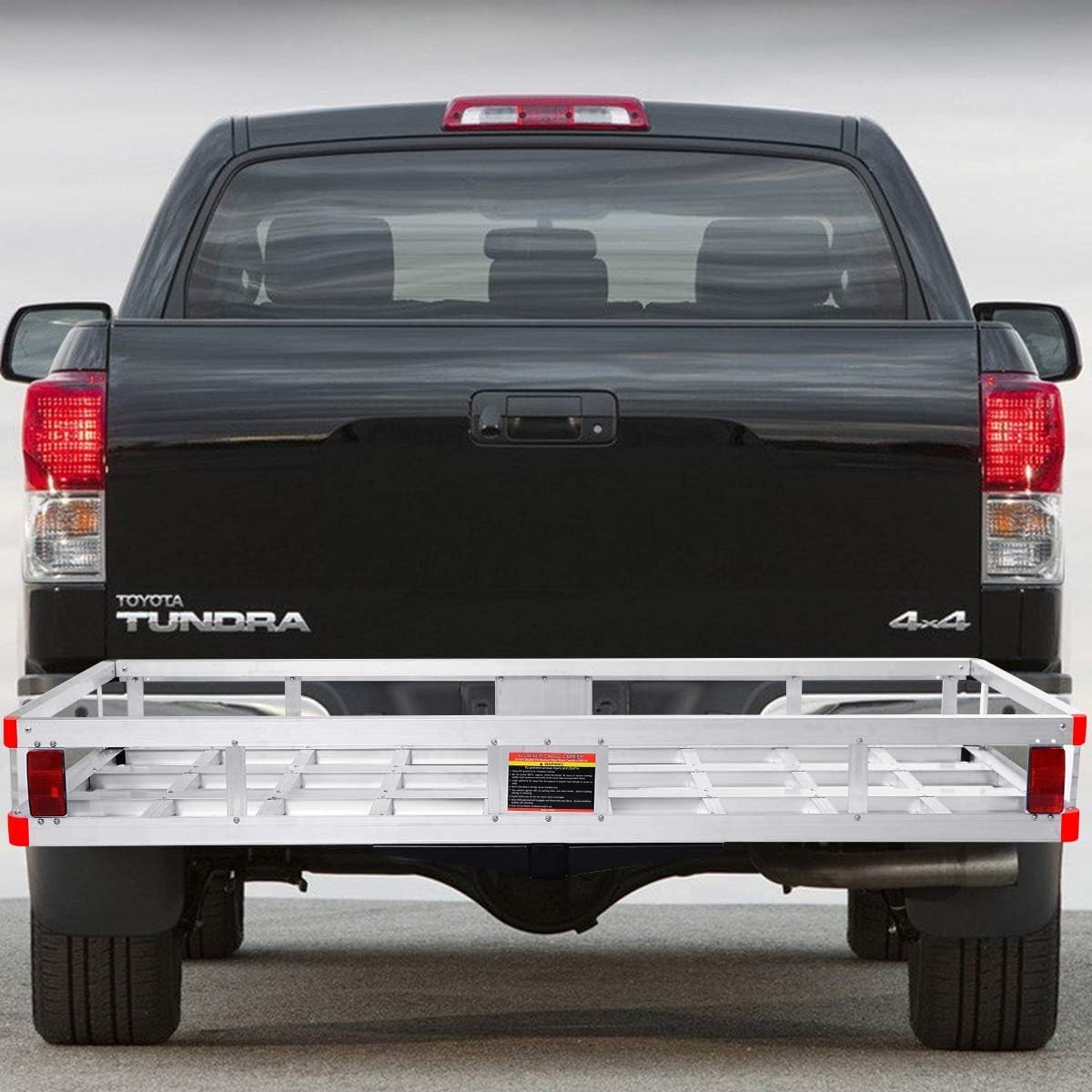 500lb Capacity Aluminum Hitch Cargo Carrier with Ramp B460653