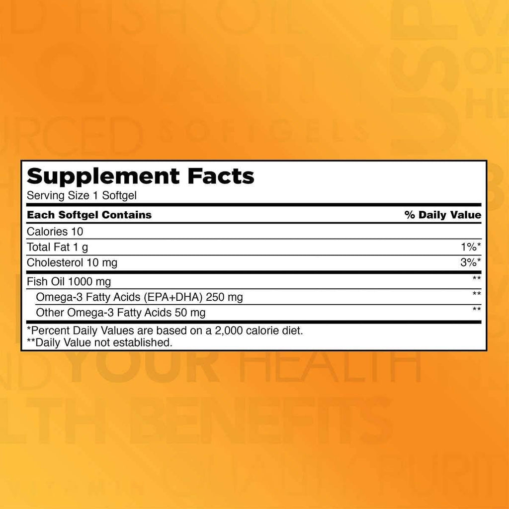 Omega-3 Fish Oil Concentrate 1,000 Mg. 400 Softgels E9742
