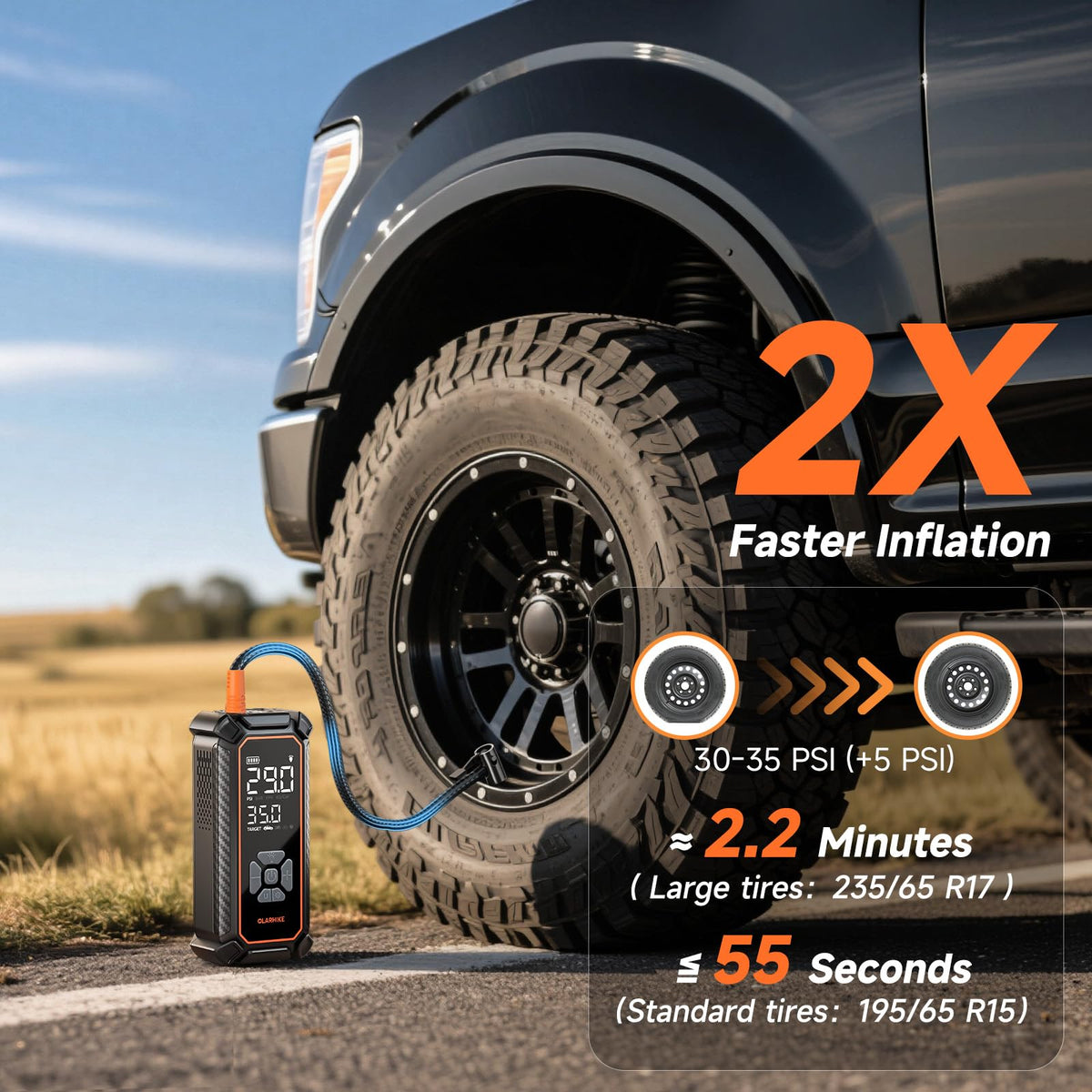 Portable Air Compressor Dual Power N2532