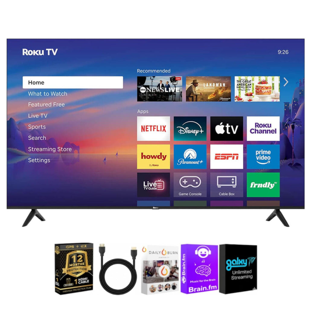 65" 4K QLED Smart TV with HDMI Cable Y2691