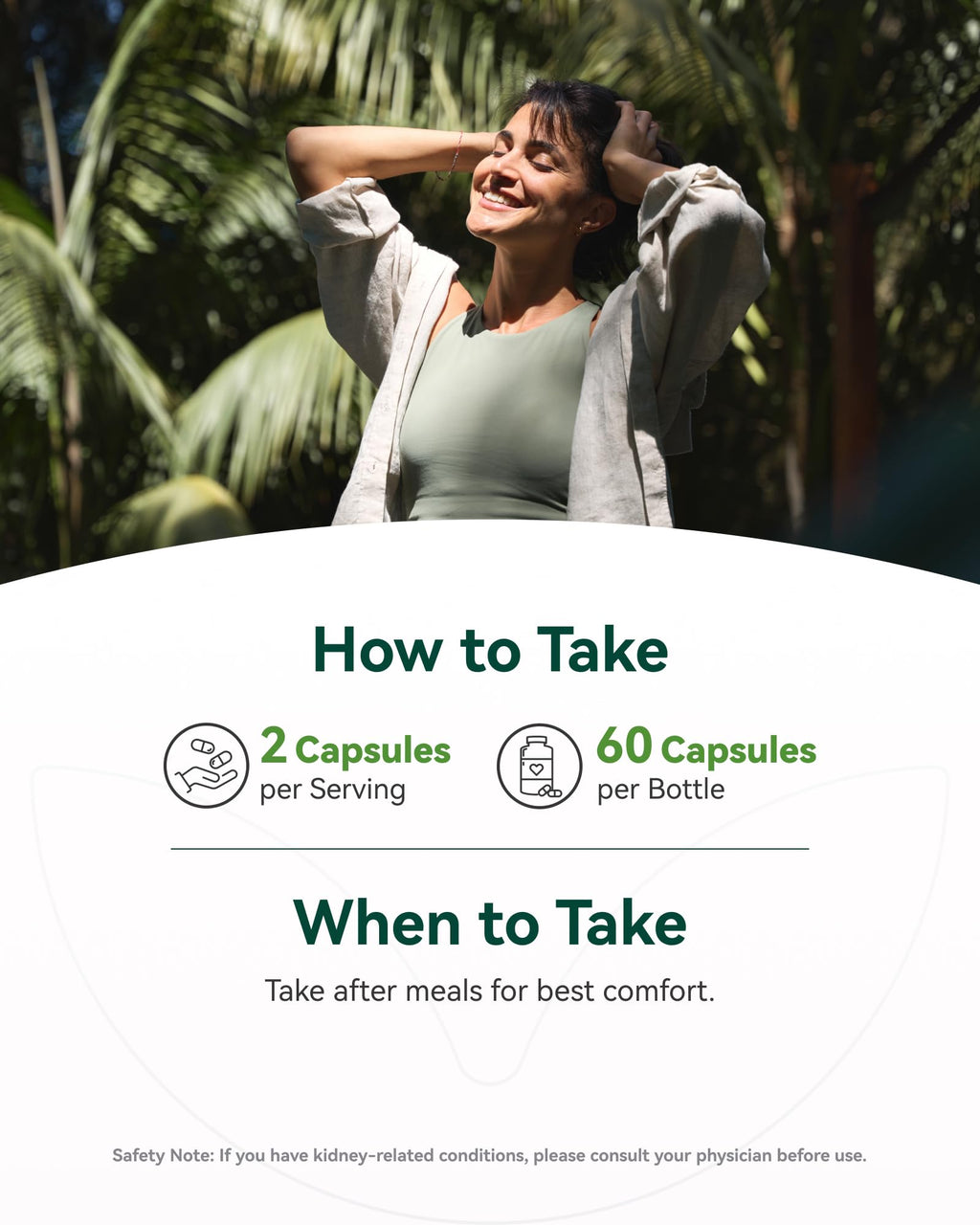 Moringa Capsules 1000mg 10:1 Moringa Leaf Extract 60 Count C488374