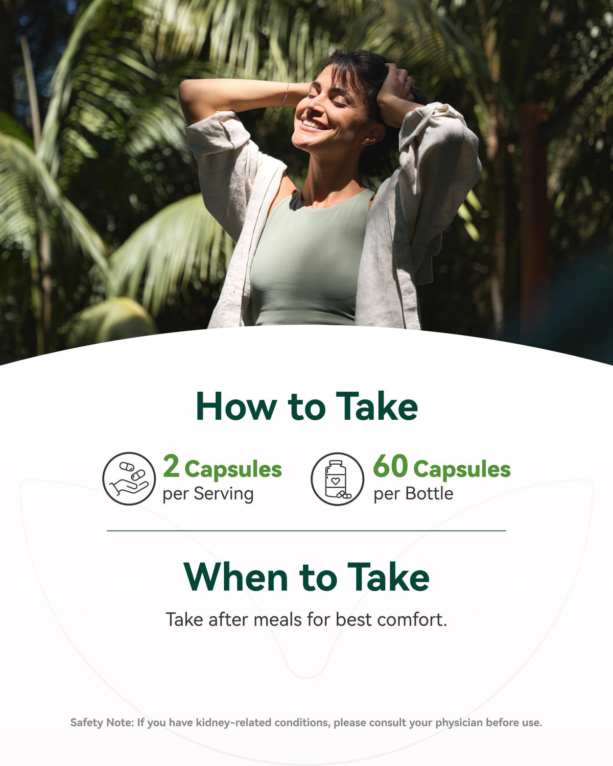 Moringa Capsules 1000mg 10:1 Moringa Leaf Extract 60 Count C488374