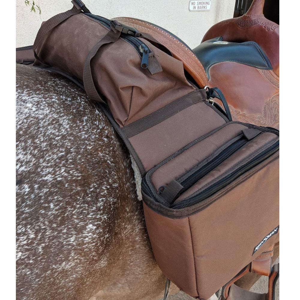 Insulated Leakproof Saddle Bag with Cantle Bag and Straps J930516