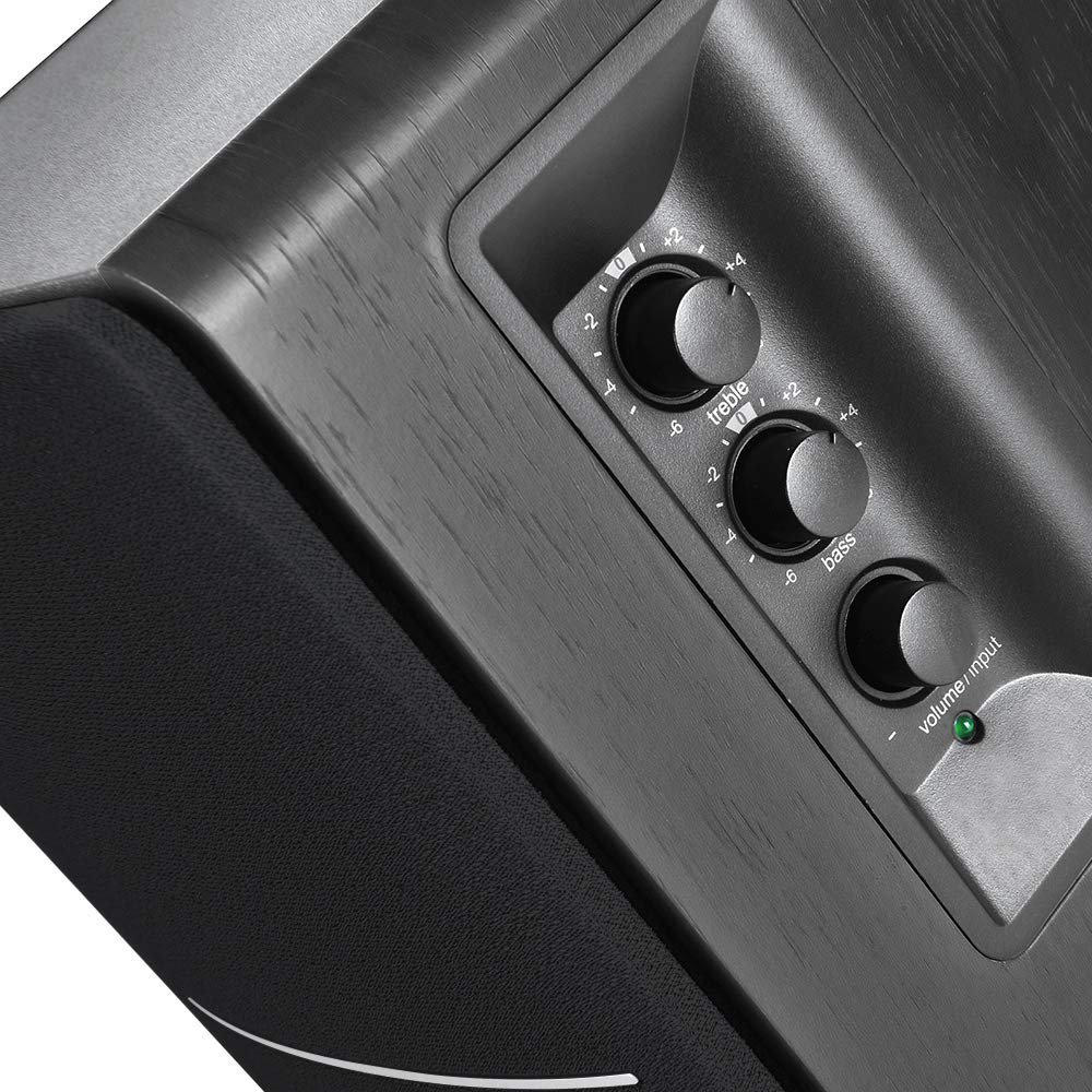 Active Bluetooth Bookshelf Speakers Black U4419